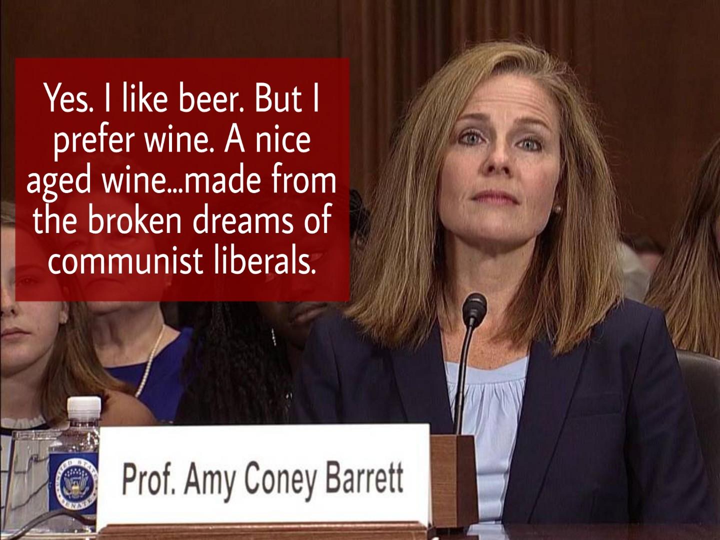 A Look Into The Future Judge Barret Supreme Court Confirmation Hearing Signal Intelligence
