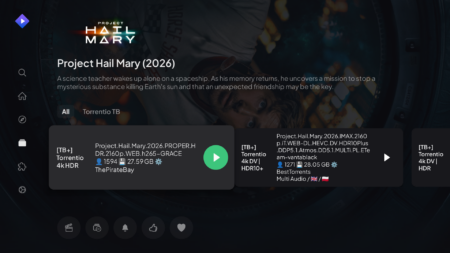 Stremio app allows streaming movies and tv shows directly from bittorent